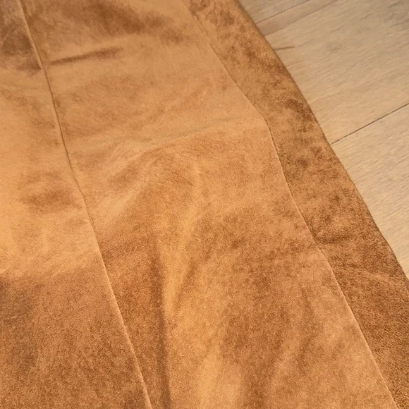 Vintage Char Santa Fe suede Leather Button Skirt - Picture 7 of 11